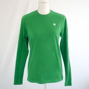Apple Official Uniform Green Long Sleeve Lightweight XS Crewneck Mens Unisex